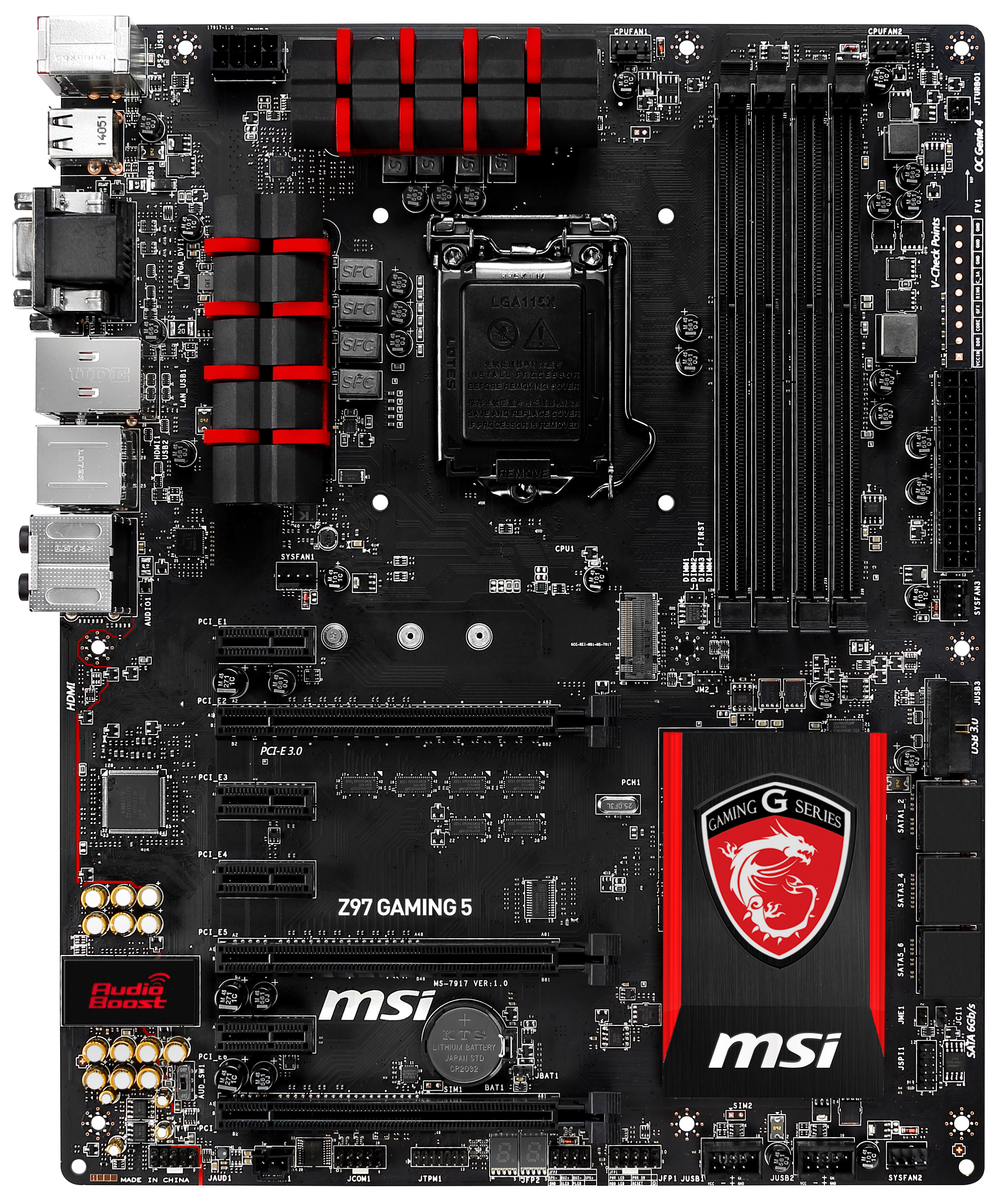 MSI Z97 Gaming 5 Motherboard Review: Five is Alive